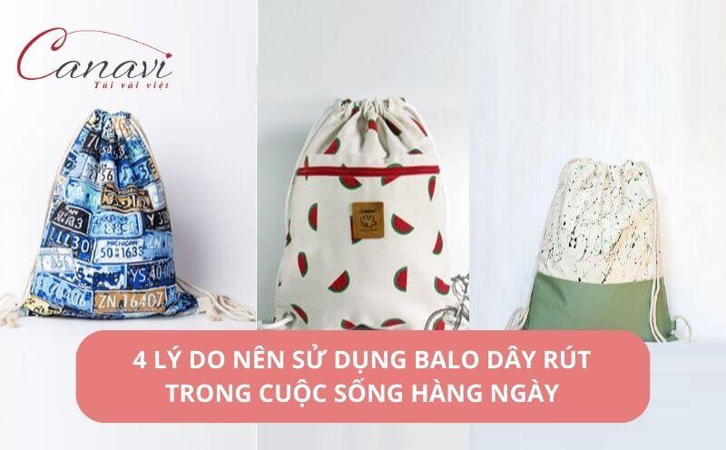 Title: 4 lý do nên lựa chọn balo dây rút trong cuộc sống hàng ngày